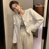 There Is A Small Fragrant Wind Thick Coat Women's Autumn And Winter 2025 New French Short High-End Temperament Top Coat