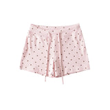Wave Point Drawstring Shorts Women 2026 Summer New Three-¿ãs Retro Hot Pants Slimming Sweat Hot Pants