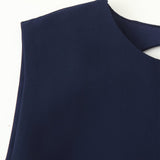 BSK&TRAF Women's Clothing In The Fall Of 2025 New Fashion Splicing Color Ousted Ousted Decorative Back Dress