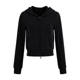 Hooded Hoodie Rope Wide Leg Pants Women Autumn New Small Trousers Trousers Trousers Hooded