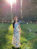Fuya Seaside Vacation Wearing French Slings Broken Flower Dress Women Summer 2026 New Big Look Niche