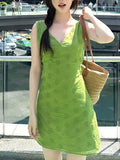 French Red V-Neck Sleeveless Vest Dress Women's Summer 2026 New High-End Small A-Word Dress