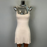 South Korea's New Pure Desire Lotus Leaf Side Tight Body Body Bag Hip Short Dress Slime Slinging Dress Tide
