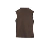 BSK&TRAF Women's Clothing 2026 Summer New Street Fashion Simple Tie-And-Neckless T-Shirt Top