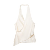 Spring New Silk-Sense Collared Neck Blouse 2337051