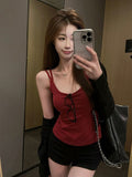 W500] Threaded Lint Tatry] (Free Version Of Each Platform) Pure Lusty Sexy Hottie Small Sling Vest Top