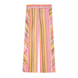 Summer New Striped Loose Leisure Wide Leg Trousers 2785512
