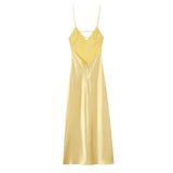 Summer New Silk Hyssin Stubble Dress 2452331