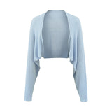 Temperament Gentle Wind Sun Protection Outside Knitted Cardigan Women Spring And Autumn Small Thin Leisure Short Shawl