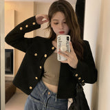 Small Fragrant Coat Women's Clothing Golden Spring And Autumn 2026 New French Short High-End Feel Fried Street Temperament Top