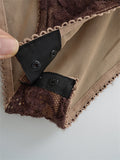 Design-Sensing Mesh Yarn Hollow Joint-In-Up Shirt Women Spring And Autumn Pure Long-Sleeved Waist Sexy Lace Jersey