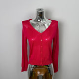 South Korea's New Pure-Willed Skinned Thin Long-Sleeved Top Temperament V-Neck Sunscreen Cardigan T-Shirt Woman Trend