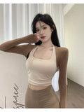 Grey Hottie Long-Sleeved Sunscreen Jacket Women Summer Short Shawl Outside Shoulder Tight Hoodie Shirt