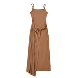 Sexy French Rich Summer Sling Dress With A Waist Birthday Dress Famous Woman Wearing Female Elegance