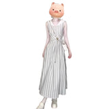 French Retro Navy Collar Striped Dress Women's Summer 2026 New Thin Temperament Vest Dress Design Sense