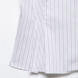 BSK&TRAF Women's Clothing Spring 2026 New Simple Fashion Buckle Striped Silk Shirt 2066010