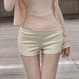 South Korea's New Bag Of Hip Pants Shorts Slim High Waist Leisure Trousers Tight Skinny Summer Sexy Hot Girl Pure Desire