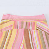 Summer New Striped Loose Leisure Wide Leg Trousers 2785512