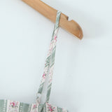 BSK&TRAF Women's Clothing In The Autumn Of 2025 New Holiday Wind-Print Three-Dimensional Steel Ring To Folded Dress