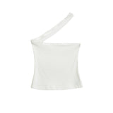 Spice Girls Pink Shoulder Bra Vest Inside And Outside Wearing Sexy Elasticity Pure Lust Umbilling Slings