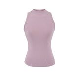 Pure Hottie Basic Yoga Movement Round-Neck Vest Women Summer Bodyless Sleeveless Simple Shirt
