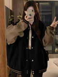 Ins Trendy Baseball Jacket Girl Spring And Autumn Dress 2026 New Vintage Student Loose Jacket Jacket
