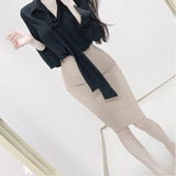 Beige High-Waisted-Gistled-Bag-And-Chin Skirts In The Middle Of The Long-Term Half-Dressed Woman South East Gate Xia New Ins