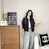 The Dingy Baseball Uniform Women's 2026 Early Autumn New Casual Fashion Design Sense Of The Short Top Tide