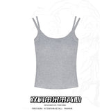 W500] Threaded Lint Tatry] (Free Version Of Each Platform) Pure Lusty Sexy Hottie Small Sling Vest Top