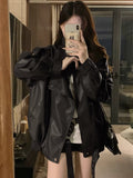 Large-Size Fashion Fur Coat Women's Autumn Cool Windy Jacket Fat MM Meat Cover Thin Top