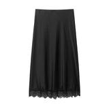 Spring New Lace Decorative Silk Hystery Sterling Skirt 4391538