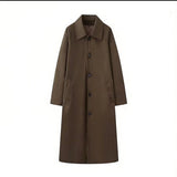 BSK&TRAF Women's Clothing Spring 2026 New Commuter Fashion Collar Double-Sided Wear Wind Coat 3811247