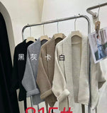 Autumn And Winter New Knitted Cardigan Women 2026 High Sense Loose Belt Bathrobe Lazy Sweater Coat Thick