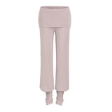 Unloading The Tendered Feet Over-Hanging Pants Women 2026 Summer New Hot Babes Pure Color Slimming High Waist Straight Trousers