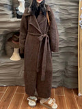 Orange Long Sweater Coat Women's Autumn And Winter New Temperament Thick Lazy Loose Knitting Shirt