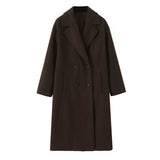 Autumn New Loose Soft Double-Dbutled Coat 3046298