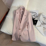 Spring New Temperament Goddess Fan Suit Jacket Female Senior Sense Korean Small Suit Tide