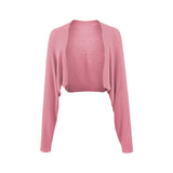 Temperament Gentle Wind Sun Protection Outside Knitted Cardigan Women Spring And Autumn Small Thin Leisure Short Shawl