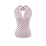 Spice Girls Bo Dot Hanging Neck Sling Suit Pure Sexual Hot Holiday Style Fashion Hip Half Skirt Two Sets