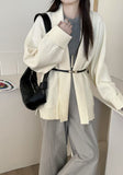 Autumn And Winter Lazy Wind Long Sweater Coat Women 2025 New Leisure Loose Thin Retro Knitting Top Tide