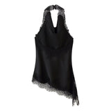 BSK&TRAF Women's Clothing Fall 2025 New Hanging Neck Lace Top 5919203 Lace Skirt 5919204