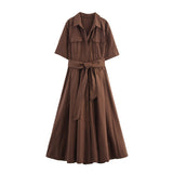 Spring New Fusin Shirt Dress 2640596