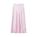Spring New Slimming Silk Tatami Simoufry Skirt 8338537
