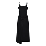Sexy French Rich Summer Sling Dress With A Waist Birthday Dress Famous Woman Wearing Female Elegance