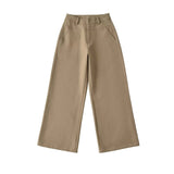 Old Money Wind Straight Broad-Legged Suit Pants Women's New Autumn Simple Temperament Thin High-End Sense Casual Trousers