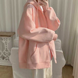 Ins Super Fire Jacket Women Autumn And Winter Oversize Hooded Thin Coat Korean Version Of The Loose Lazy Shirt Top