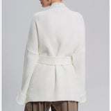 Knitted Cardigan Jacket Women 2025 Autumn And Winter New Lazy Style Loose Feeling Loose Long-Sleeved Sweater