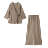 Spring New Crotch Cross Jacket 6078572 Casual Trousers 5057572