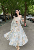 2026 New Design Hanging Neck Sling Skirt Large Size Cardigan Dress Set Beautiful Women's Clothing