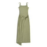 Sexy French Rich Summer Sling Dress With A Waist Birthday Dress Famous Woman Wearing Female Elegance